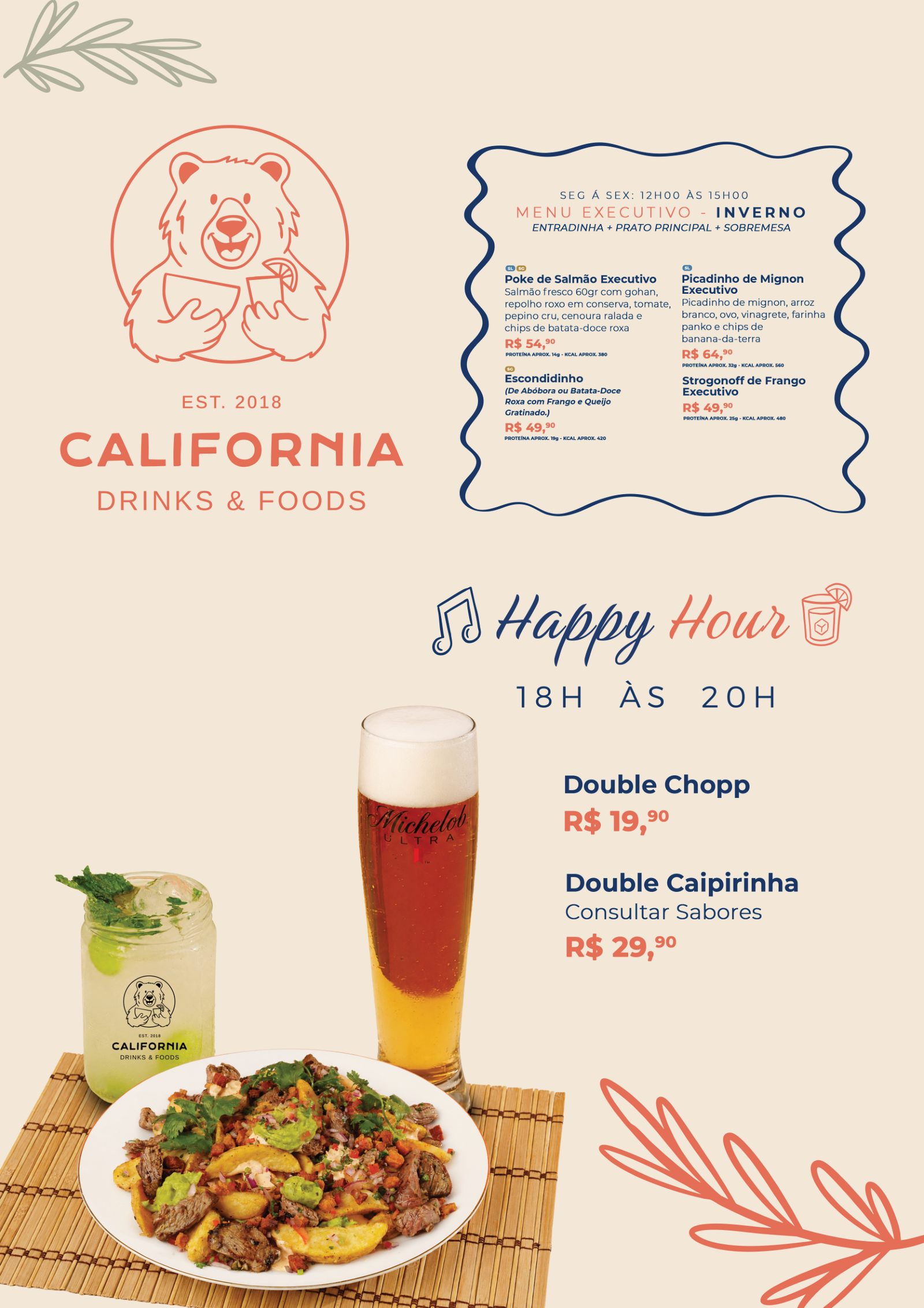 Cardápio California Drinks & Foods - Página 4